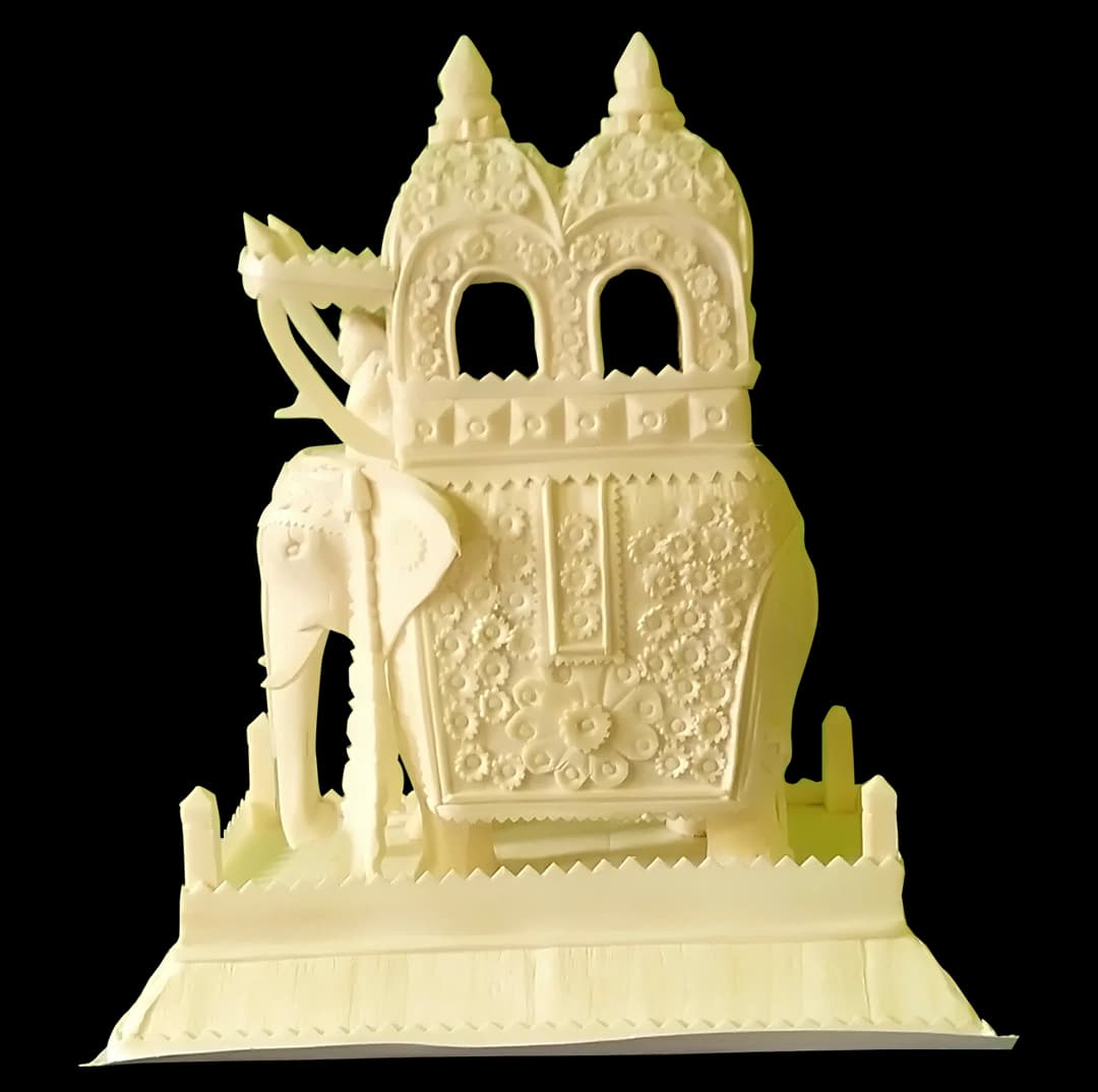 Sholapith Art and Craft